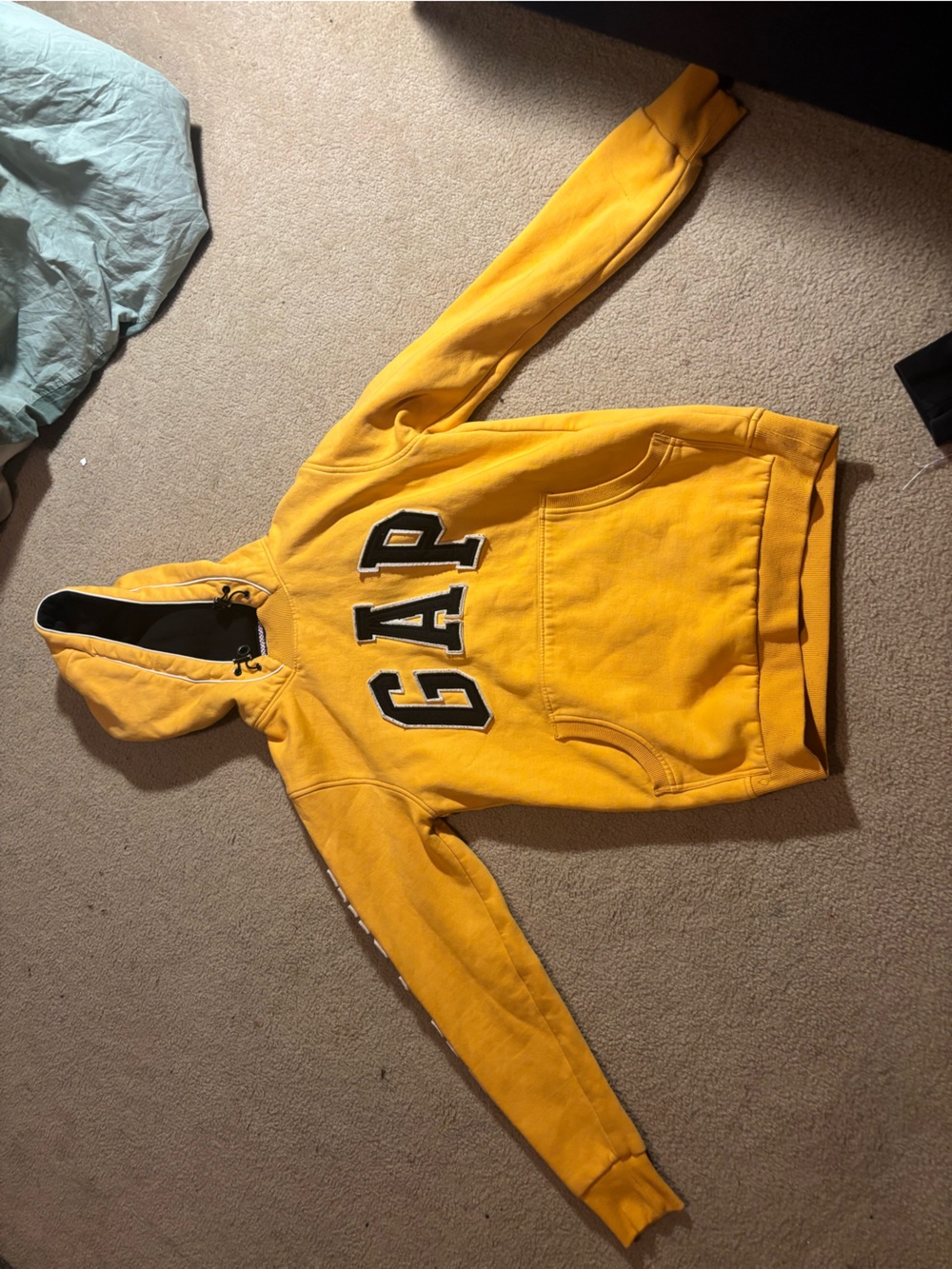 GAP Kids Golden Yellow Fleece-Lined Bottoms
